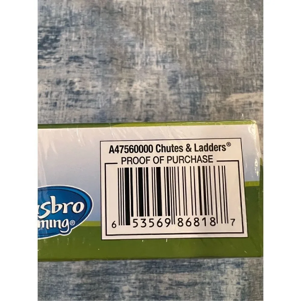 New! Hasbro Chutes and Ladders Game